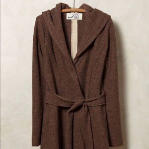 Anthropologie Rosie Neira Boiled Wool Warp Large